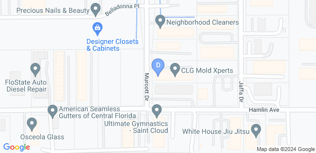 Map to Dennis Jiu Jitsu Club St. Cloud